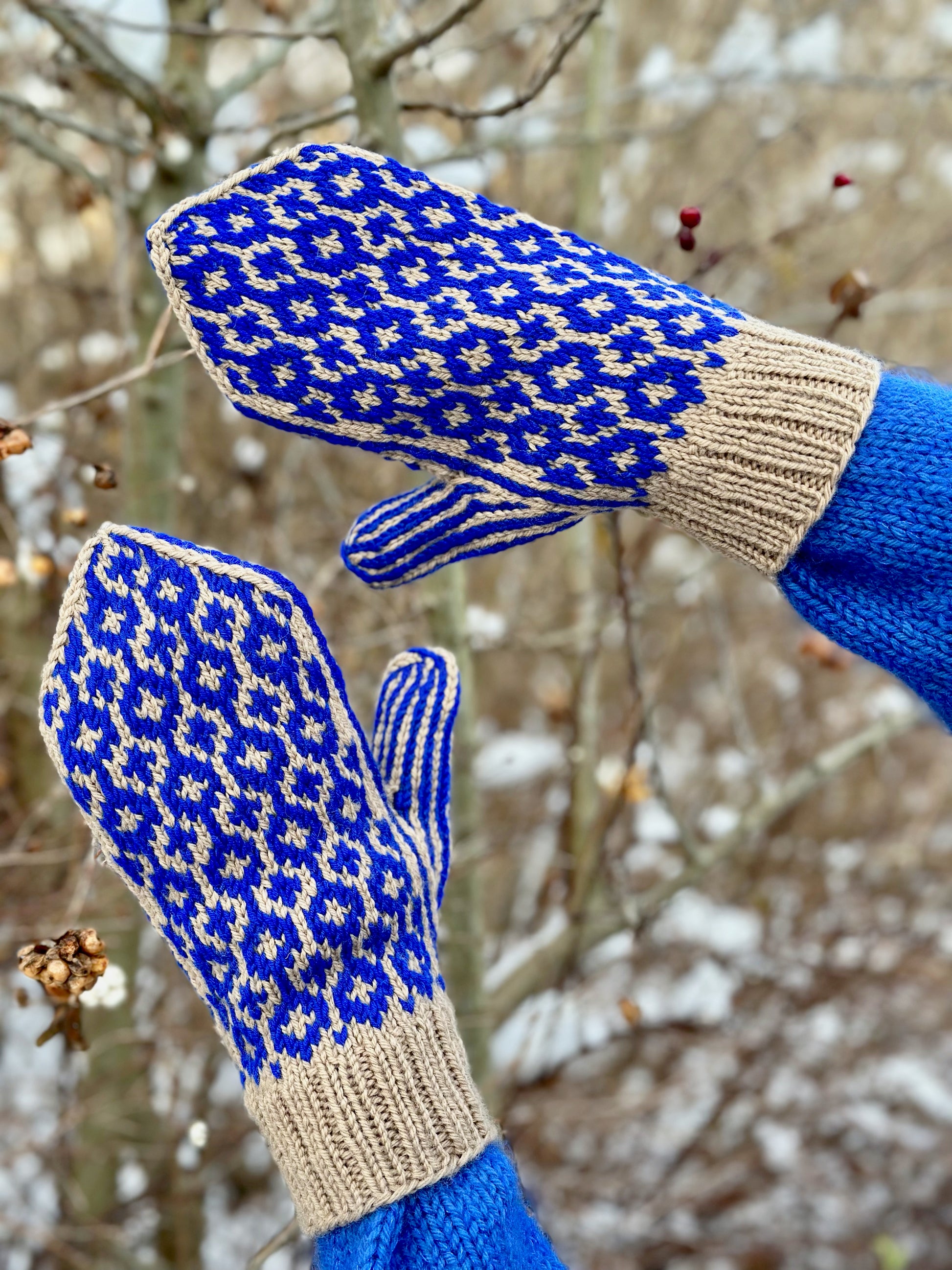 strickmuster handschuhe fäustlinge Kirstina Fäustlinge – Winter Edition – Knitlidt